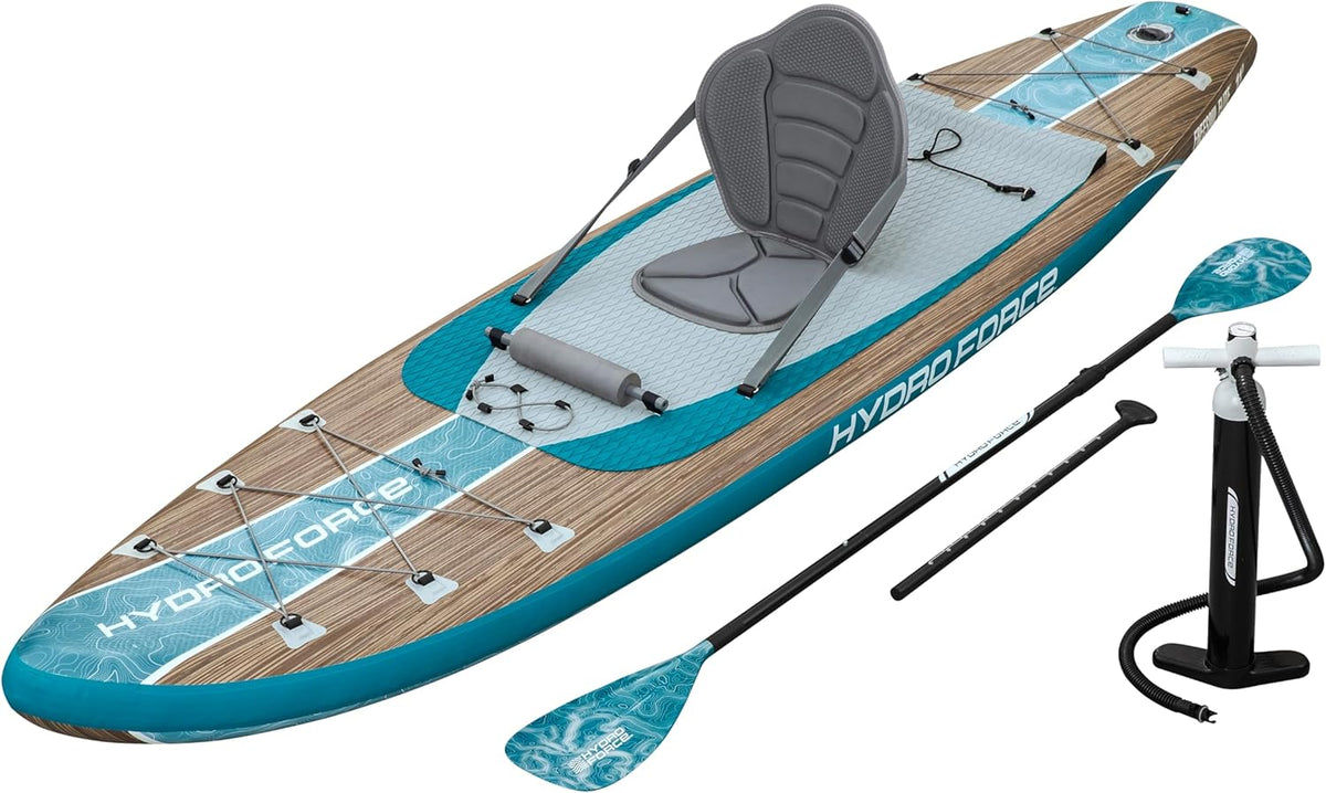 Bestway FreeSoul Elite zestaw 2 w 1, deska do wiosłowania i kajaka, 3,35 m x 84 cm x 15 cm