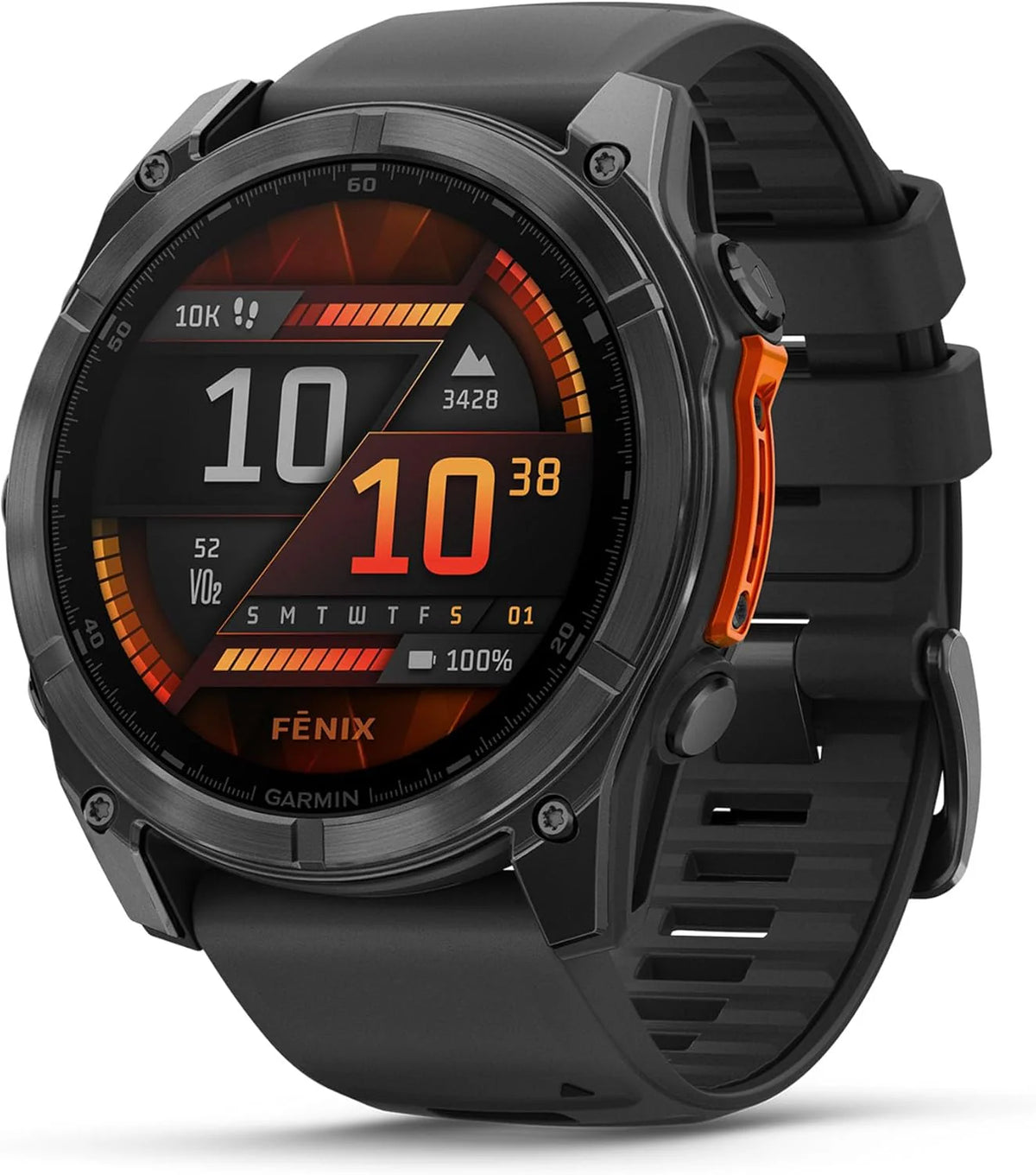 Garmin Fenix 8 47mm AMOLED Slate Gray Steel/Black(51mm/Czarny)