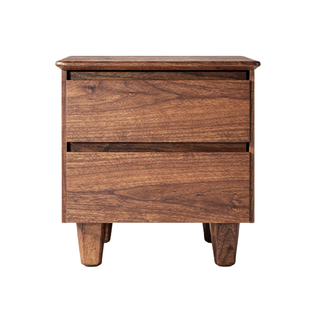 **Komoda drewniana z dwoma szufladami – nowoczesny design**