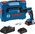 Bosch Professional 18 V System akumulatorowa wkrętarka do suchej zabudowy GTB 18V-45 (w zestawie 2 x akumulator 4,0 Ah ProCORE18V, szybka ładowarka GAL 18V-40, L-BOXX)