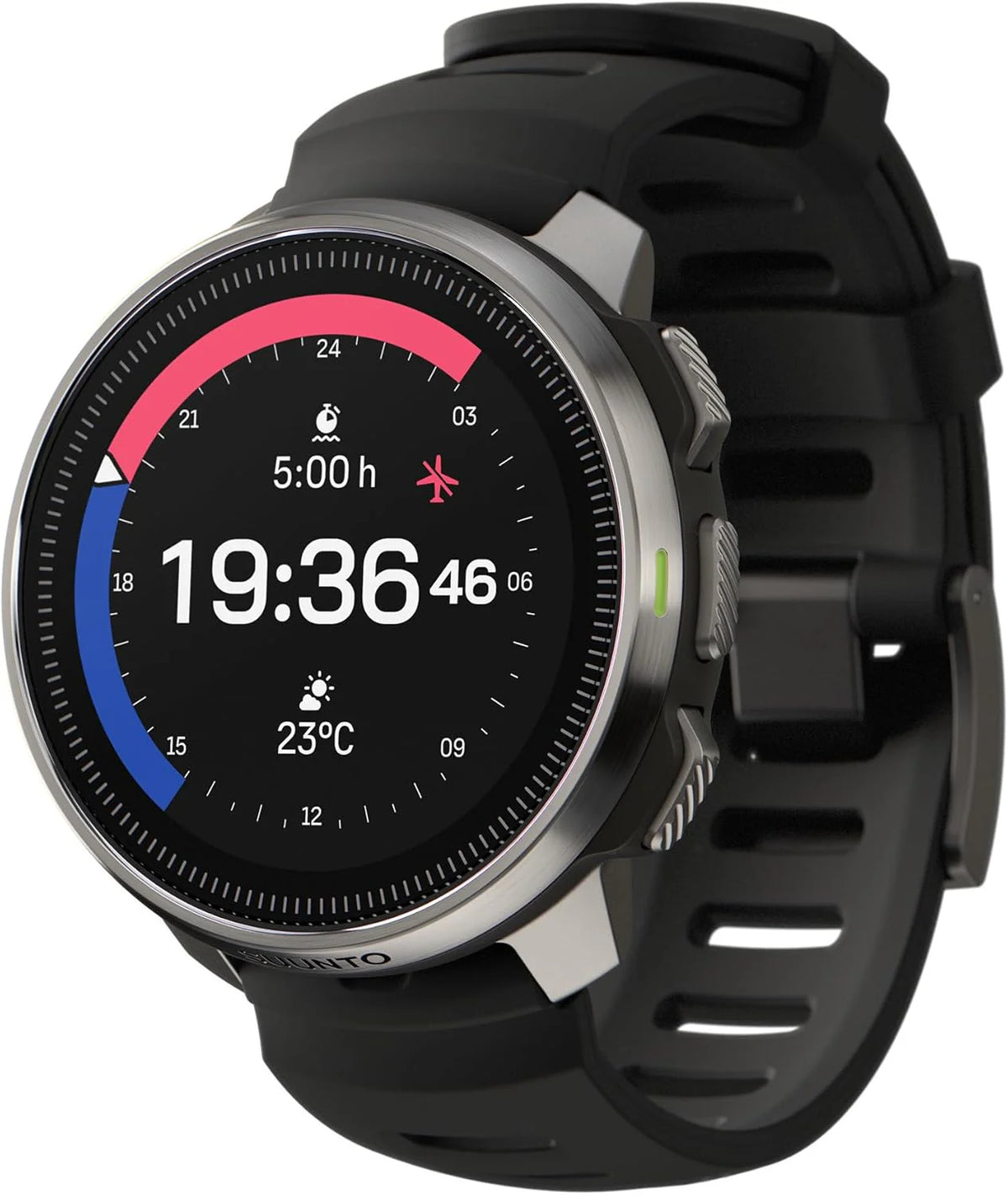 SUUNTO Ocean Komputer Nurkowy Zegarek Sportowy, Ekran Amoled, 10Atm/7 Bar, Podwójne Pasmo Gps Gnss, Mapa Offline, Ponad 95 Trybów Sportowych, Monitor Serca, 40 Godzin Pracy Baterii w Trybie Nurkowania