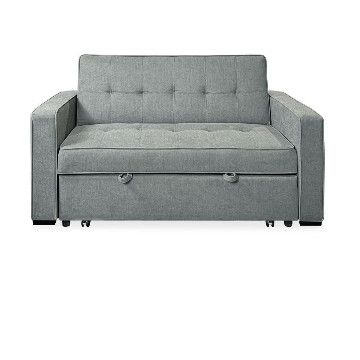 Sofa Vienna 2-osobowa z podłokietnikami, szara, nowoczesny, praktyczny i funkcjonalny design